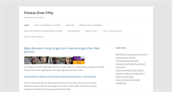 Desktop Screenshot of healthandfitnessover50.info